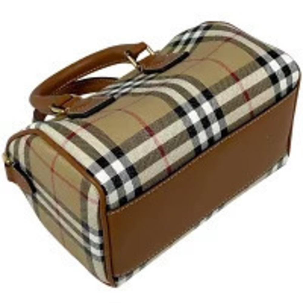 Burberry Shoulder Bag brown 2way check canvas Brown
